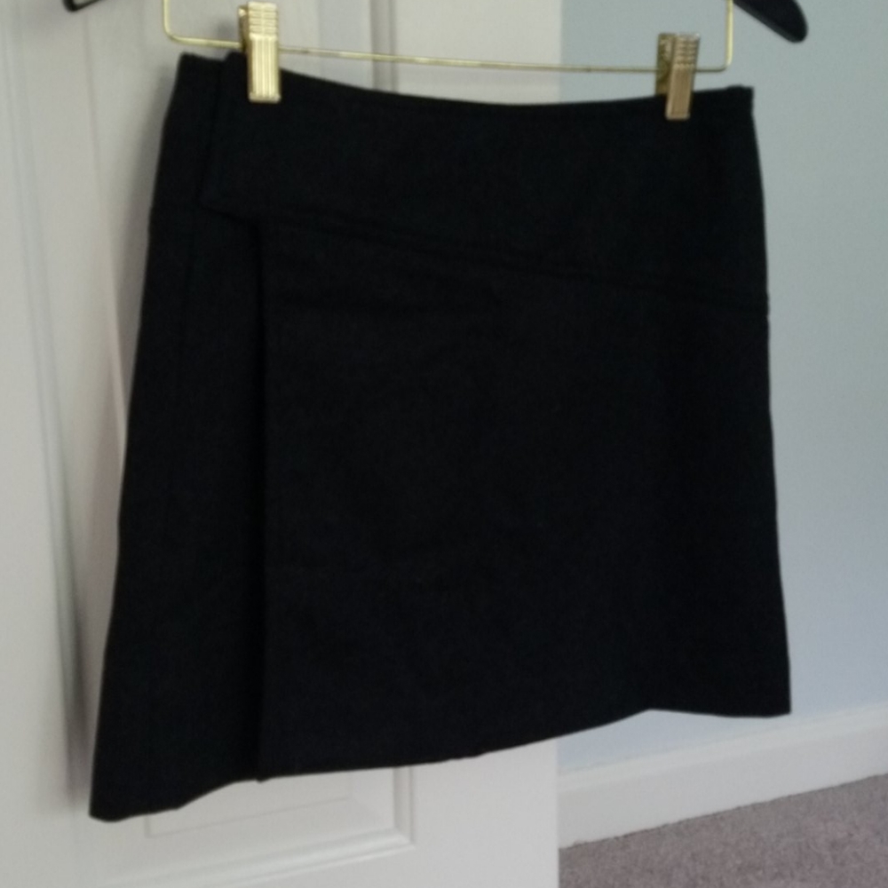 Ralph Lauren Charcoal Wool Skirt